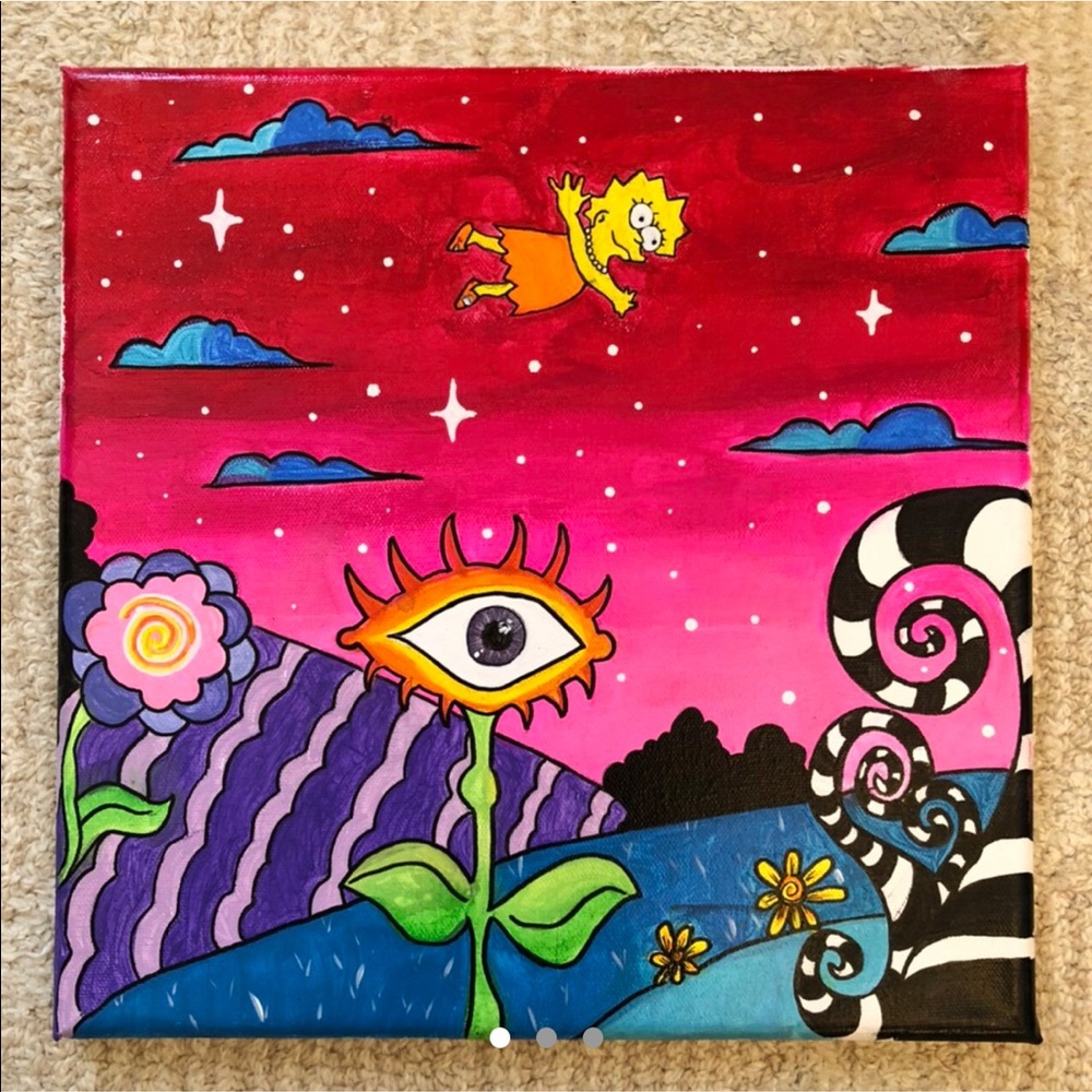 Lisa Simpson Painting